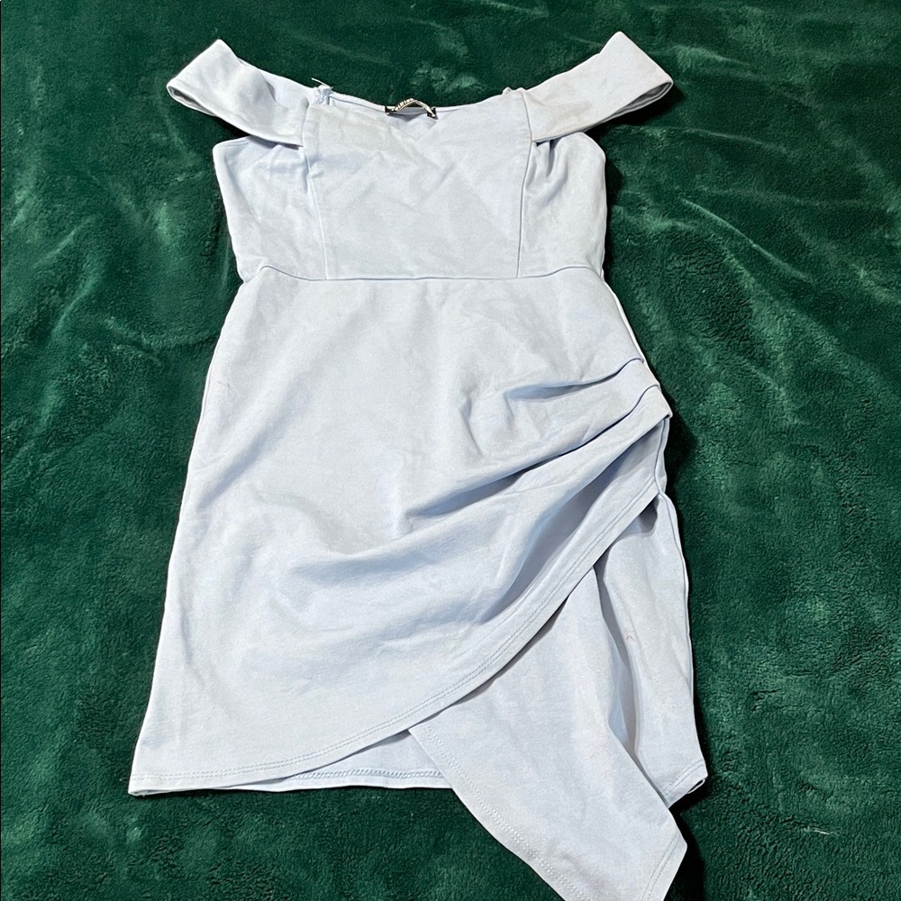 Fashion Nova Strapless White Dress
